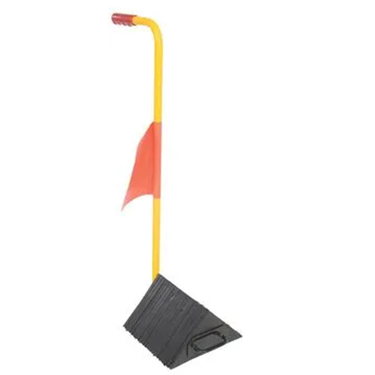 Vestil ( Rubber Wheel Chock With Handle and Flag LWC-14M-ERGO-FL )