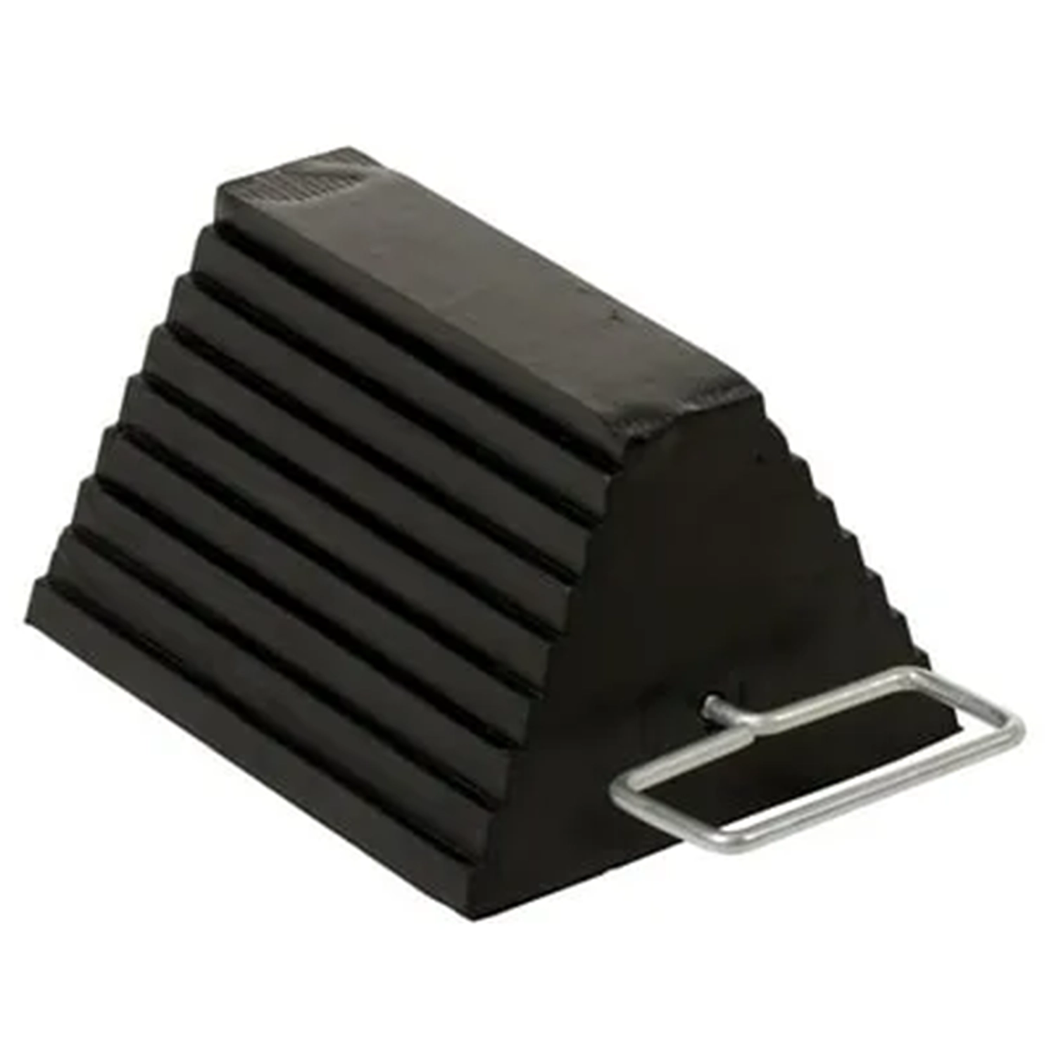 Vestil ( Molded Rubber Wheel Chock Steel Handle RWC-8-HDL )