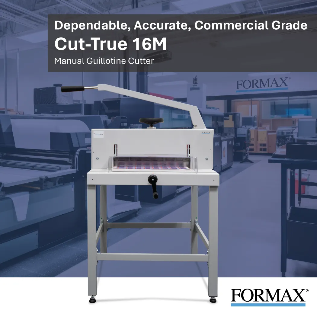 FORMAX Cut-True 16M Manual Paper Cutter